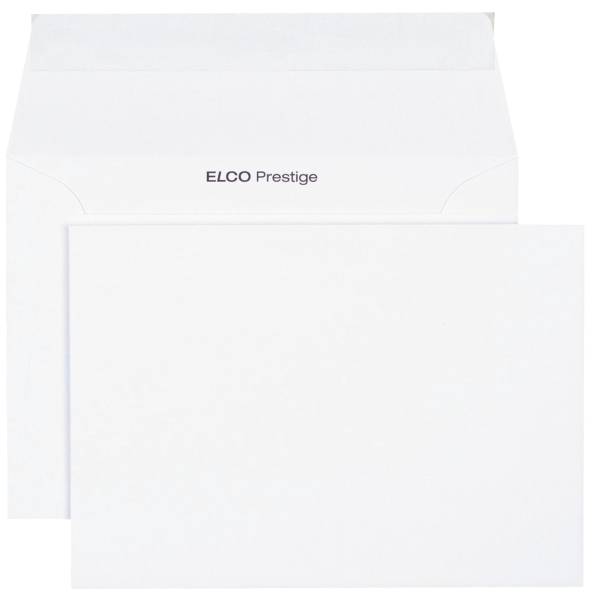 ELCO Briefumschlag B6 HK o.Fe. weiß 7039612 Offs. 120g 25St Prestige
