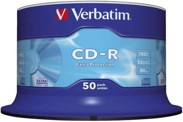 VERBATIM CD-R 50erSpindel 43351 700Mb80mi