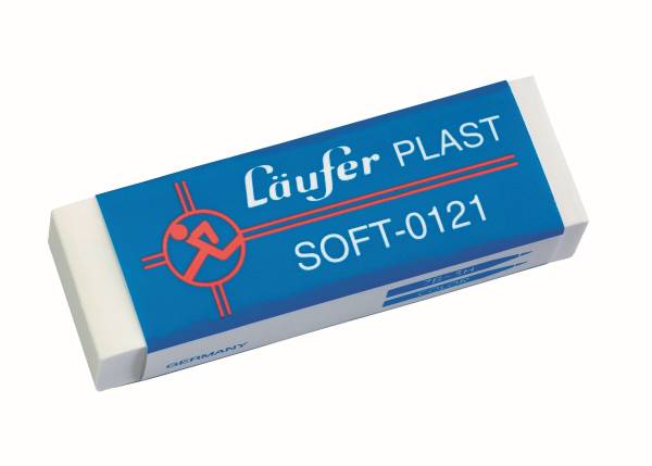 LÄUFER Radierer Plast Soft 01210