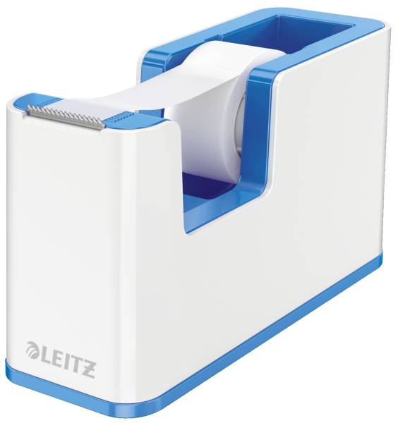 LEITZ Tischabroller WOW +1RL weiß/blau 5364-10-36 Duo Colour
