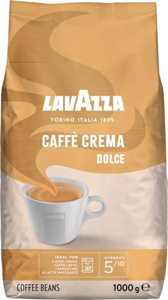 LAVAZZA Caffè Crema Dolce 1000g 2743 ganze Bohnen