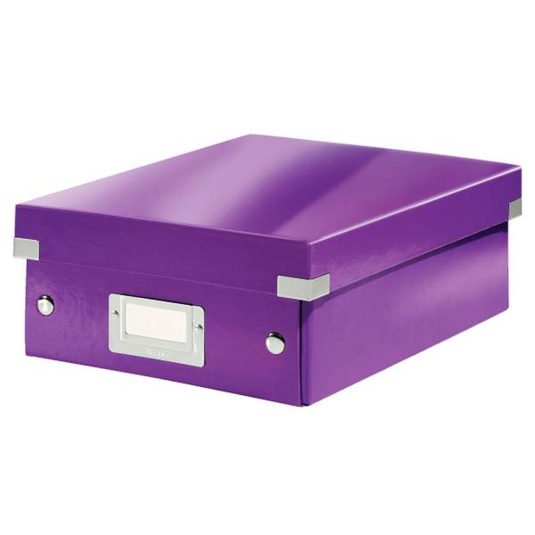 LEITZ Archivbox A5 Wow metal.violett 6057-00-62 Click&Store