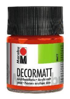 MARABU Decormatt Acryl zinnoberrot 1401 05 030 50 ml