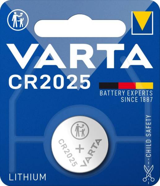 VARTA Batterie Knopf Lithium 3V 06025101401 CR2025 1St