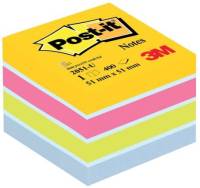 POST-IT Haftnotizblock Mini Würfel 51x51mm 2051-U 400Bl