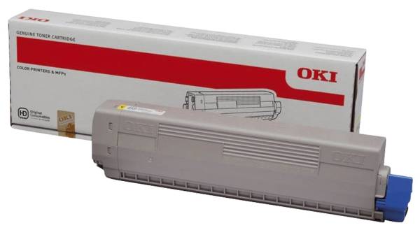 OKI Lasertoner yellow 44844613