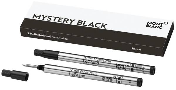MONT BLANC Tintenrollermine B 2ST mystery black 128226