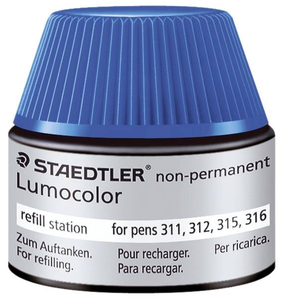 STAEDTLER Tankstelle Lumocolor blau 48715-3