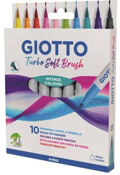 GIOTTO Faserschreiberetui 10ST Soft Brush F426800