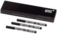 MONT BLANC Tintenrollermine 3St. small M schwarz MB128240