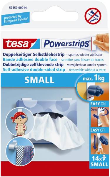 TESA Powerstrips Mini 14mmx34mm 57550-00014-01 SC14ST