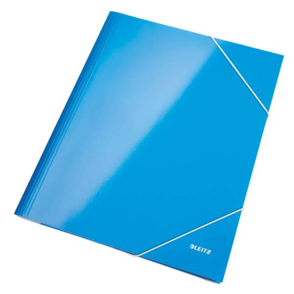 LEITZ Gummizugmappe A4 Wow blau 3982-00-36