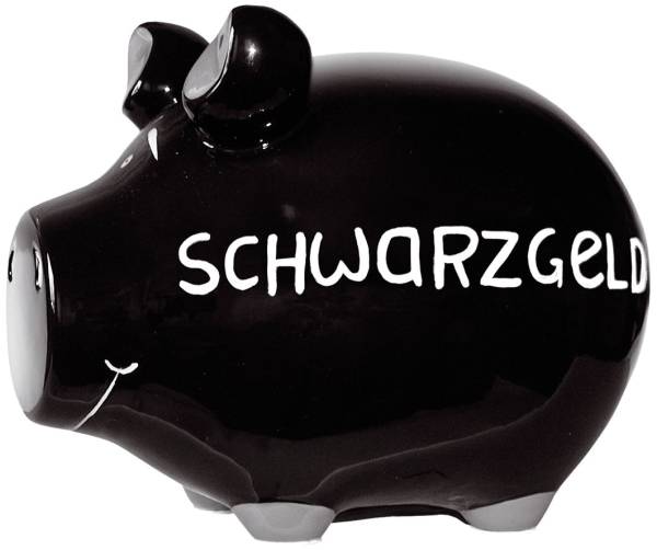 KCG Spardose Schwein mittel 101053 Schwarzgeld