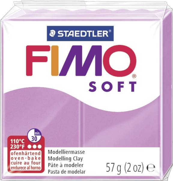 STAEDTLER Modelliermasse Fimo lavendel 8020-62 Soft 56g