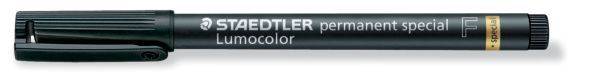 STAEDTLER Folienstift Lumocolor F schwarz 319 F-9 perm. spezial 0.6mm
