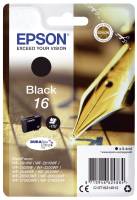 EPSON Inkjetpatrone Nr. 16 schwarz C13T16214012 5,4ml