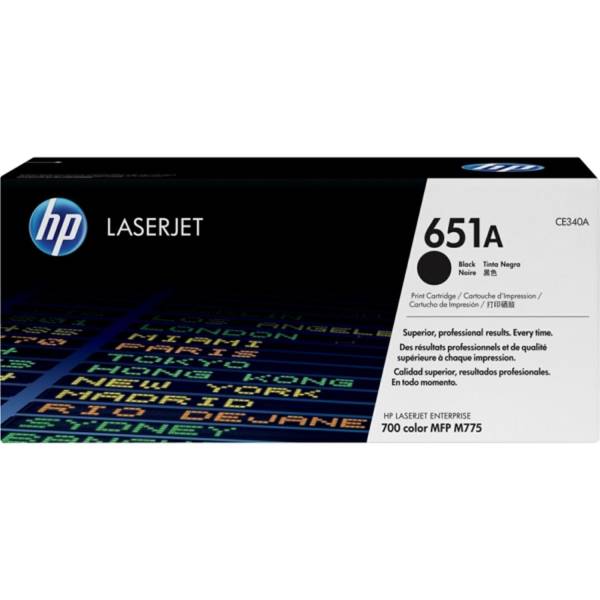 HP Lasertoner Nr. 651A schwarz CE340A