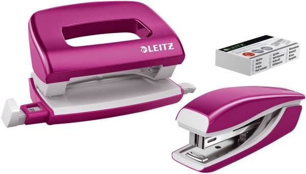 LEITZ Locher + Hefter WOW metallic pink 5561-20-23