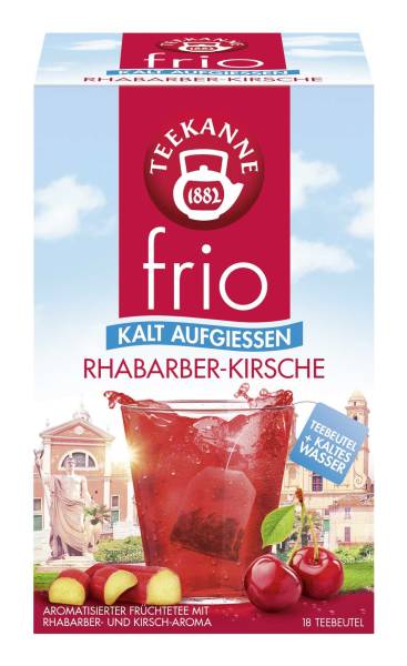 TEEKANNE Tee frio - Rhabarber-Kirsche 7593 18BT