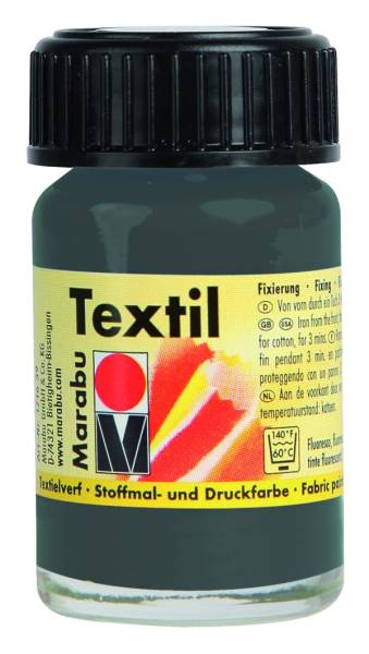 MARABU Textilfarbe grau 1716 39 078 15ml