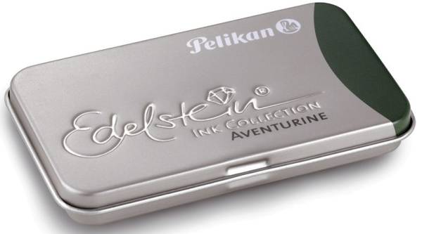 PELIKAN Tintenpatrone Edelstein Aventurin (Grün) 339671 6St i.Blech-Et