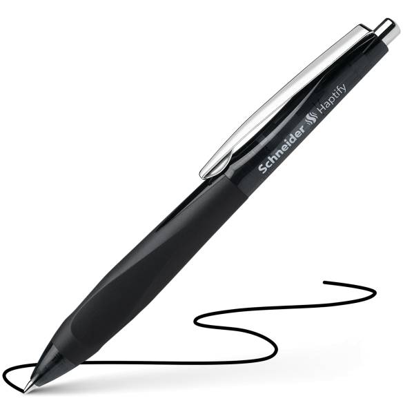 SCHNEIDER Kugelschreiber Haptify M schwarz 135301