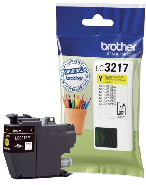 BROTHER Inkjetpatrone yellow LC3217Y