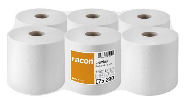 RACON Handtuchrolle Premium 2lag.hochweiß 075290-01 Pg6Rollen