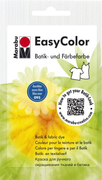 MARABU Batik-und Färbefarbe azurblau 1735 22 095/25g Easy C.