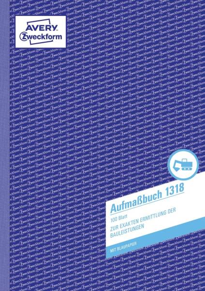 AVERY ZWECKFORM Aufmassbuch A4 100BL 1318
