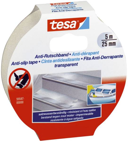 TESA Antirutsch-Klebeband 5mx25mm 55587-00000-11 transparent