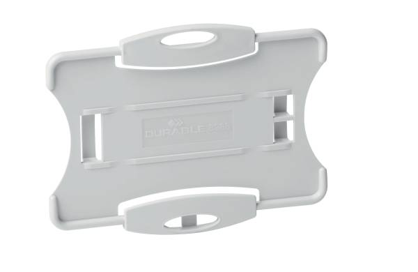 DURABLE Ausweishalter 10ST für 1 Karte grau 8988 10 ECO 57x87mm