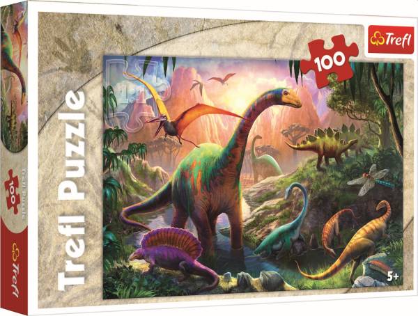 TREFL Puzzle Dinosaurier Land 16277 100 Teile
