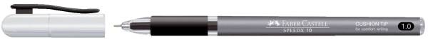 FABER CASTELL Kugelschreiber Speedx schwarz 546499 M