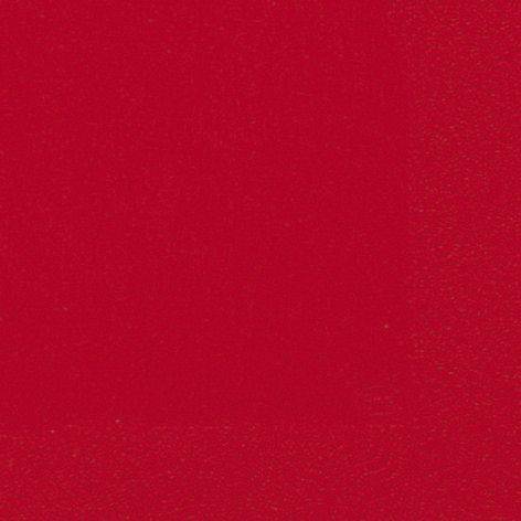 DUNI Serviette Zelltuch brillant rot 20 Stück 104061/ 3lagig. 24 cm