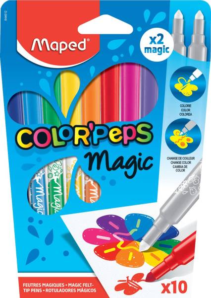 MAPED Faserschreiber Magic 8+2 sort. 844612 COLOR'PEPS