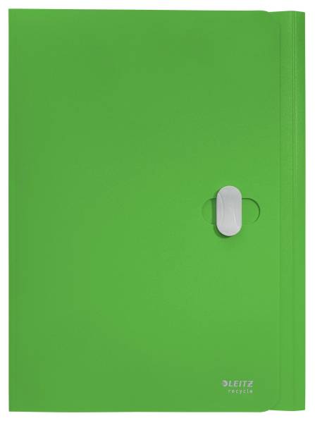 LEITZ Gummizugmappe Recycle A4 PP grün 4622-00-55