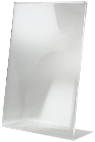 SIGEL Tischaufsteller A3 hoch glasklar Acryl TA213 schräg