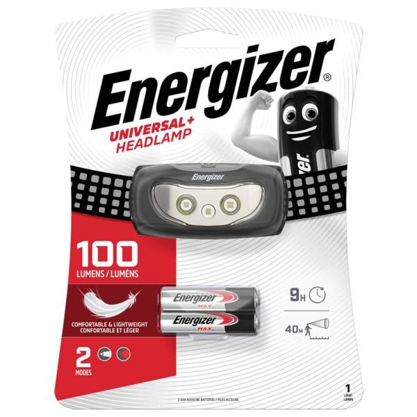 ENERGIZER Stirnlampe LED E301659804 Universal+