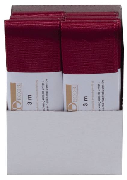 GOLDINA Basic Taftband 40mmx3m d rot 1445040261003
