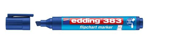 EDDING Flipchartmarker 383 1-5mm blau 4-383003 nachfüllbar Keilspitze