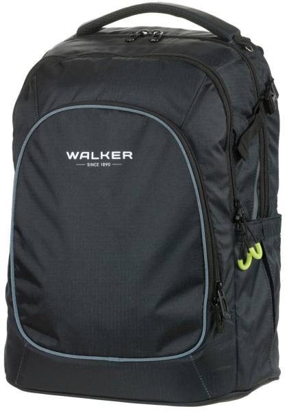 WALKER CAMPUS EVO 2.0 Schulrucksack Wizzard all black 42122-380 33L