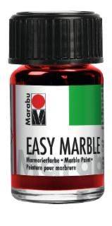 MARABU Marmorierfarbe 15ml kirsch 13050 039 031 Easy Marble