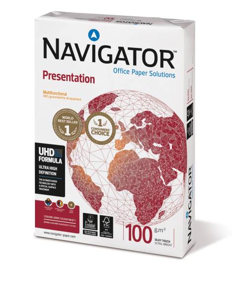 NAVIGATOR Kopierpapier A5 100g 500BL weiß 82437AH10B Presentation