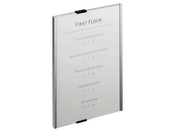 DURABLE Türschild A4hoch 4806 23 Info Sign