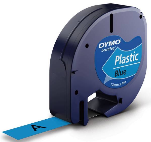 DYMO Prägeband blau/schwarz S0721650 12mm 4m