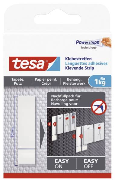 TESA Powerstrips 6ST 1kg weiß 77771-00000-00