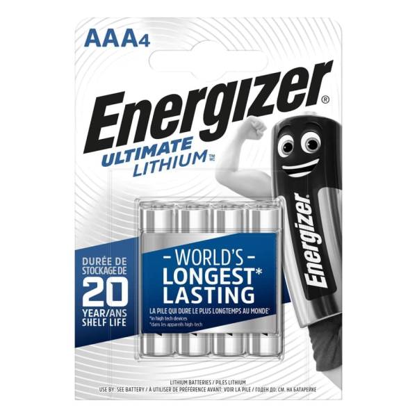 ENERGIZER Batterie AAA 4ST Micro E301535701 Lithium
