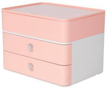HAN Schubladenbox 2 Laden+Box weiß/rosa 1100-86 Allison