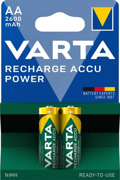 VARTA Batterie Photo Accu Mignon 2ST (AA) 05716101402 AA